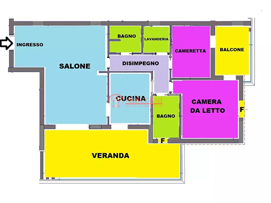 Immagine 16 di Appartamento in vendita  in via Malcangi  a Trani