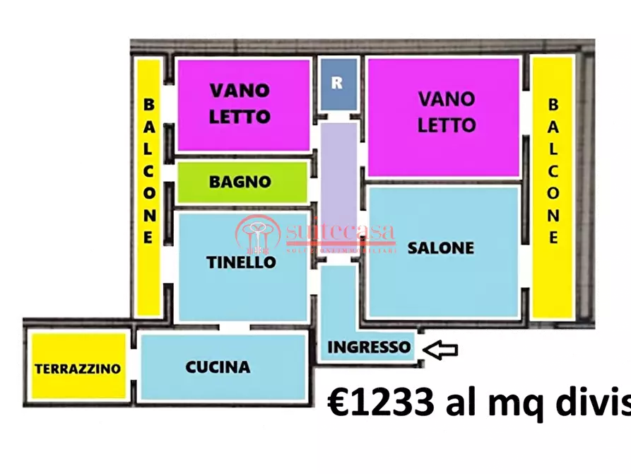 Immagine 12 di Appartamento in vendita  in via Enrico de Nicola a Trani