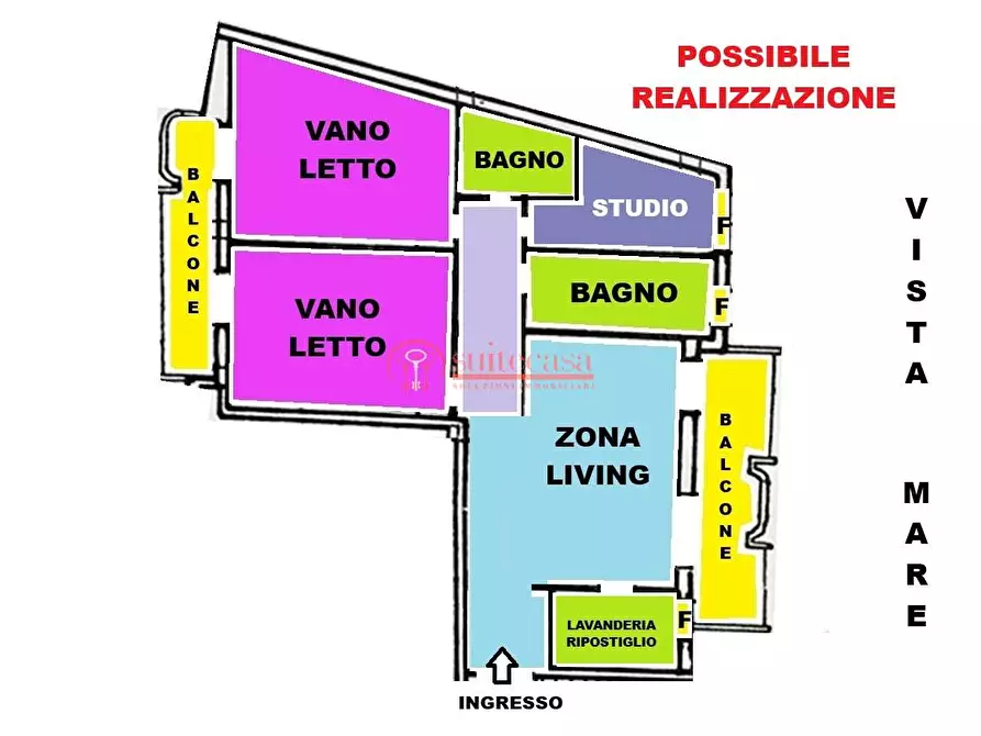 Immagine 14 di Appartamento in vendita  in via Caposele a Trani