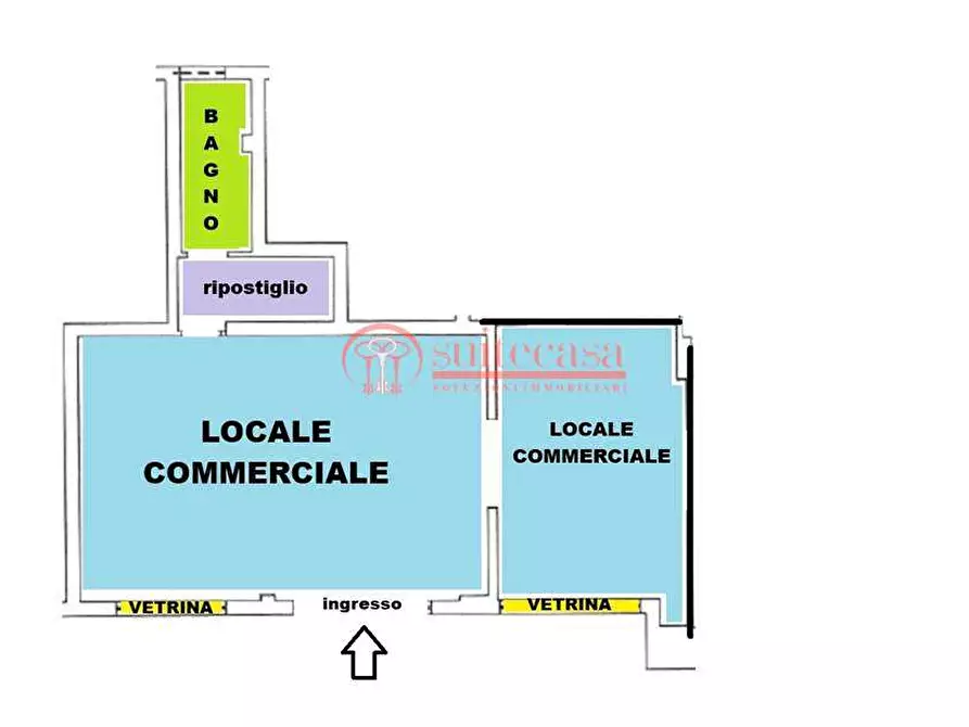 Immagine 1 di Negozio in vendita  in via Bari a Trani