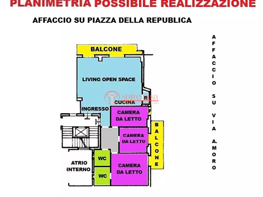 Immagine 13 di Appartamento in vendita  in Piazza della Repubblica a Trani