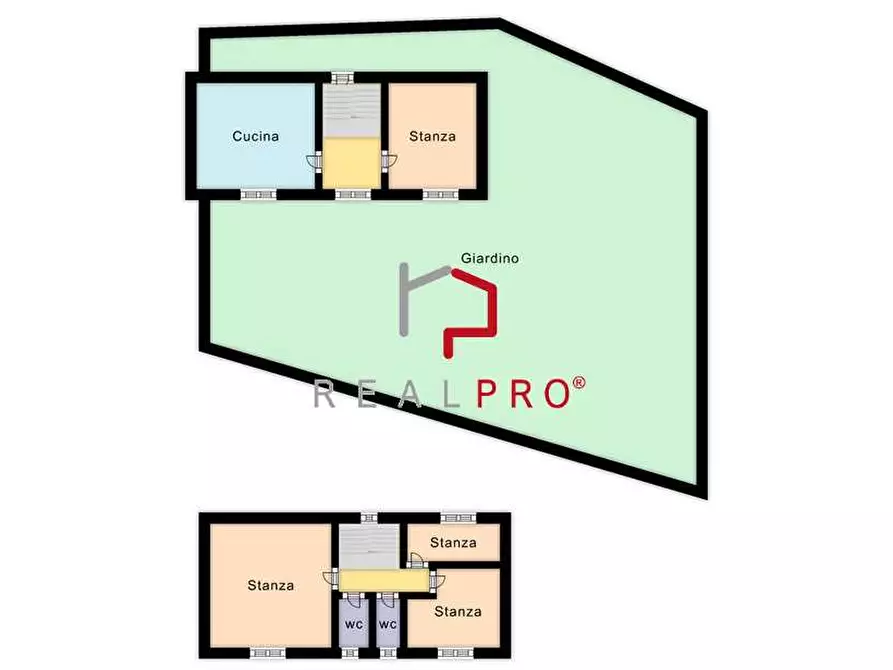 Immagine 2 di Villetta a schiera in vendita  in Versante al Bosco a Carpineto Della Nora