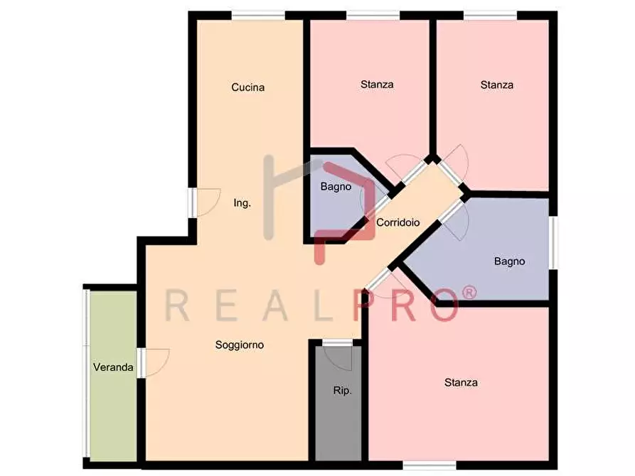 Immagine 26 di Quadrilocale in vendita  in Via Sassari  a Bolzano