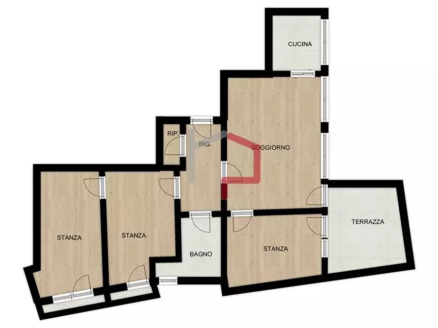 Immagine 22 di Quadrilocale in vendita  in Piazza Vittoria  a Bolzano