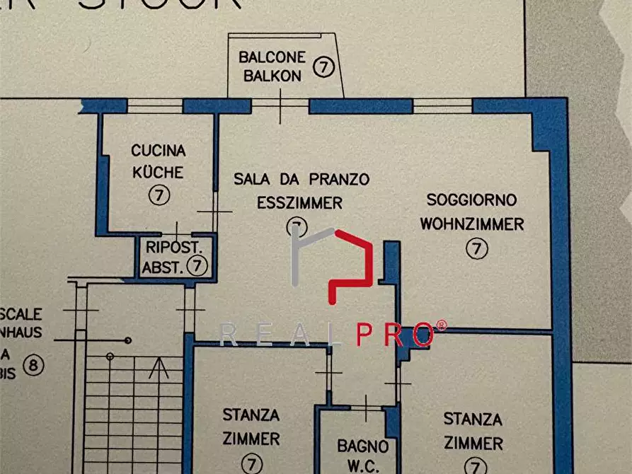 Immagine 16 di Trilocale in vendita  in Via Pietralba a Bolzano