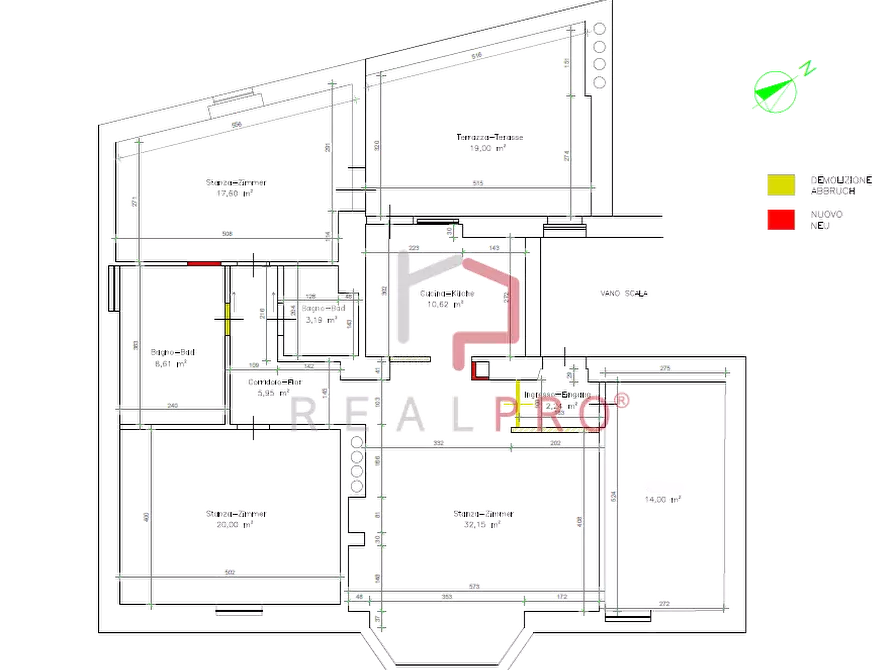 Immagine 18 di Attico in vendita  in via Renon  a Bolzano