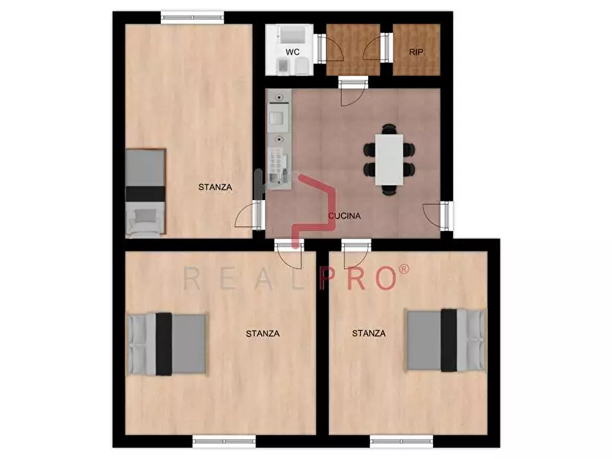 Immagine 2 di Trilocale in vendita  in viale Trento  a Bolzano