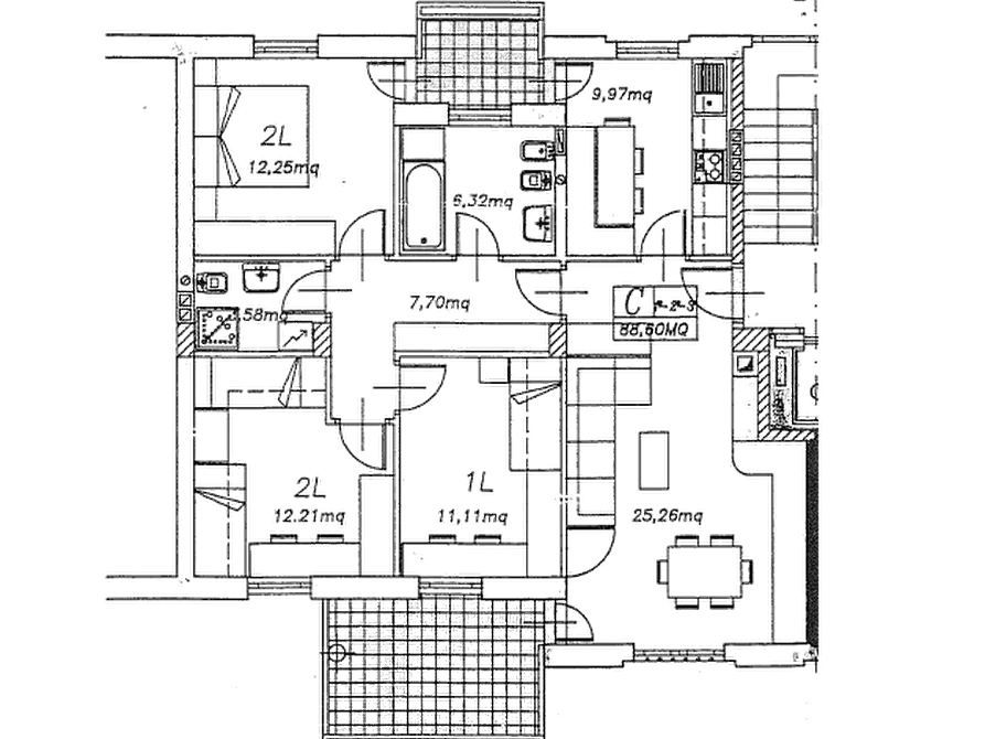 Immagine 14 di Quadrilocale in vendita  in Via Positano a Bolzano