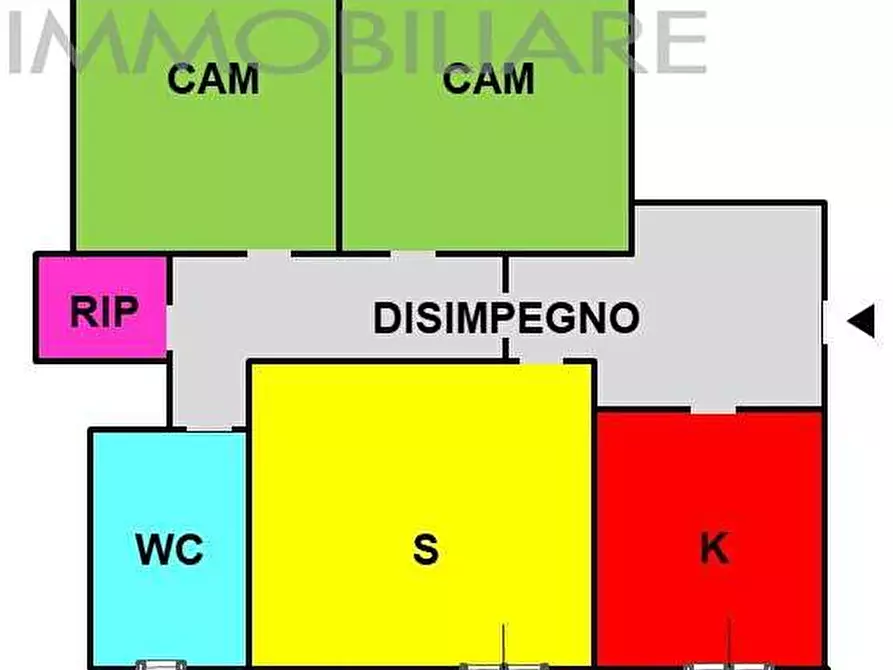 Immagine 20 di Appartamento in vendita  in VIA FERMI a Siziano