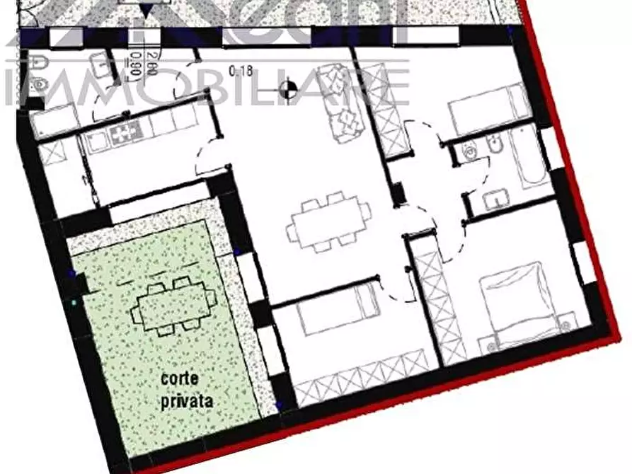 Immagine 2 di Appartamento in vendita  in Via Francesco D' Assisi a Opera