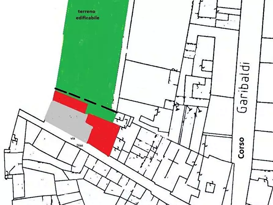 Immagine 2 di Terreno edificabile in vendita  in Via Diaz 59 a Garessio