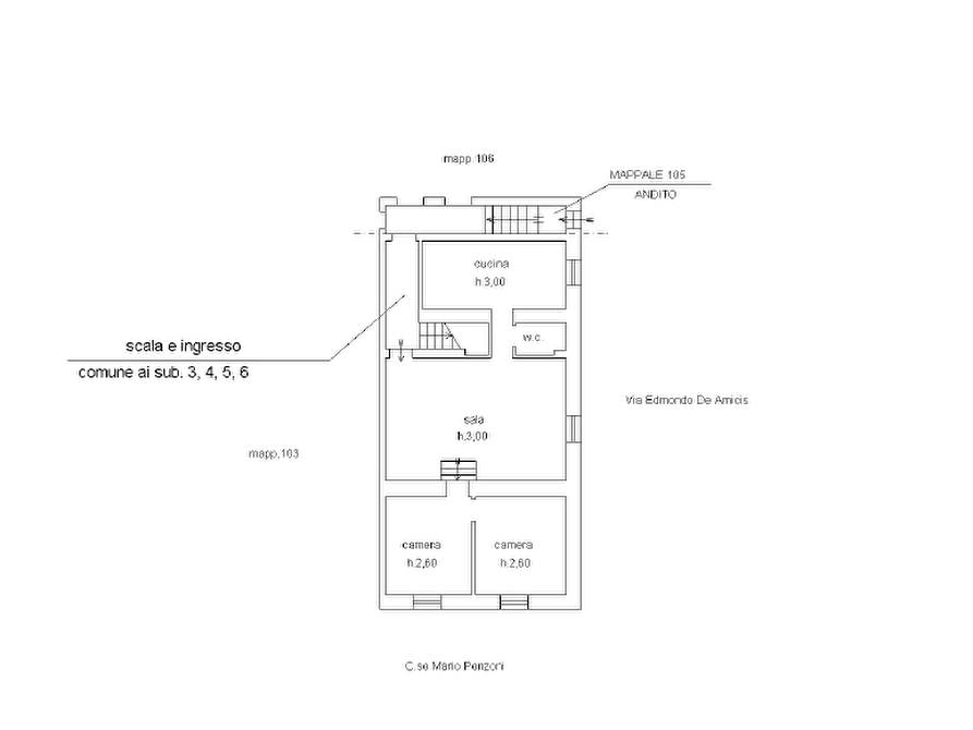 Immagine 33 di Appartamento in vendita  in Edmondo De Amicis 1 a Pieve Di Teco