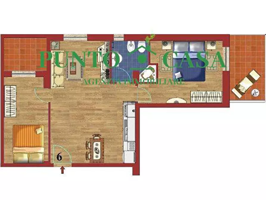 Immagine 3 di Appartamento in vendita  in Loc. Marina De Luca a Nocera Terinese