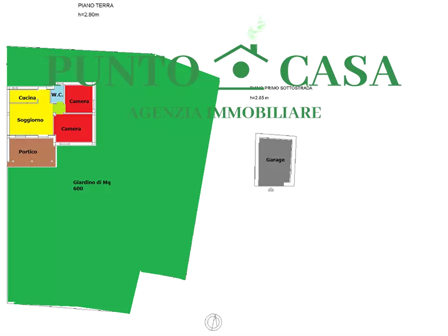 Immagine 3 di Casa bifamiliare in vendita  in Via Principe D'Aquino 17 a Falerna