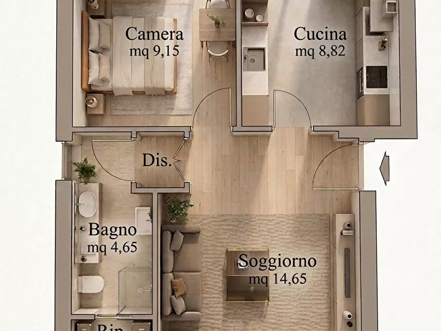 Immagine 18 di Appartamento in vendita  a Cagliari