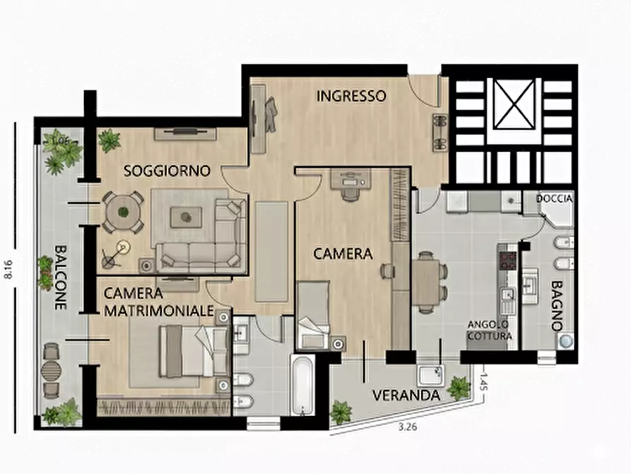 Immagine 35 di Appartamento in vendita  a Cagliari