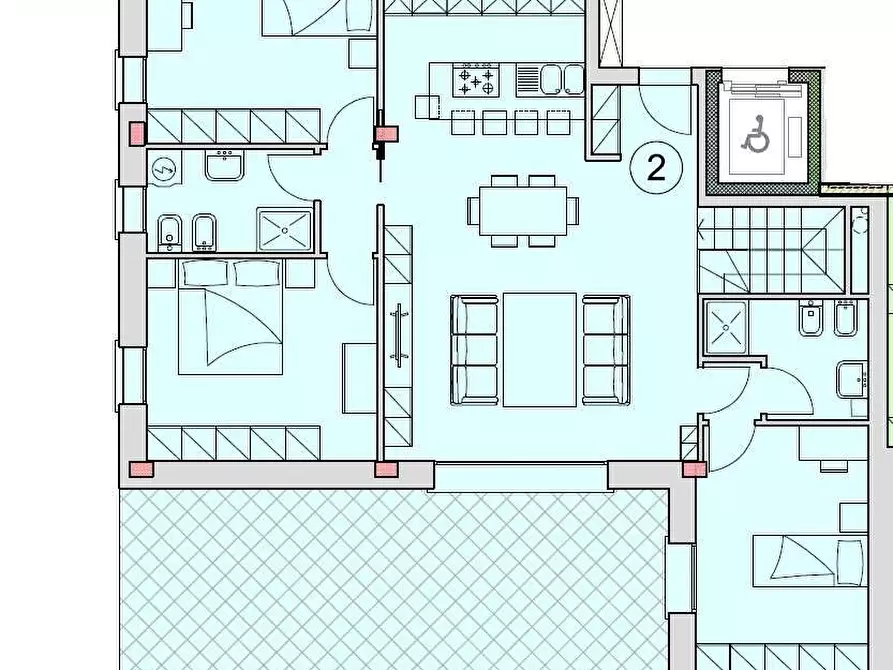 Immagine 30 di Appartamento in vendita  a Reggio Nell'emilia