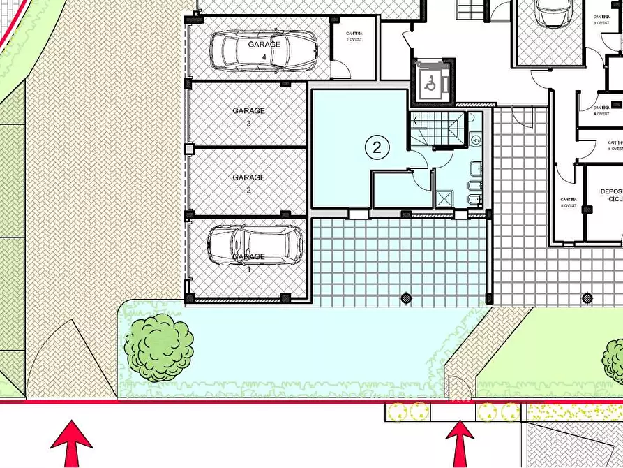 Immagine 29 di Appartamento in vendita  a Reggio Nell'emilia