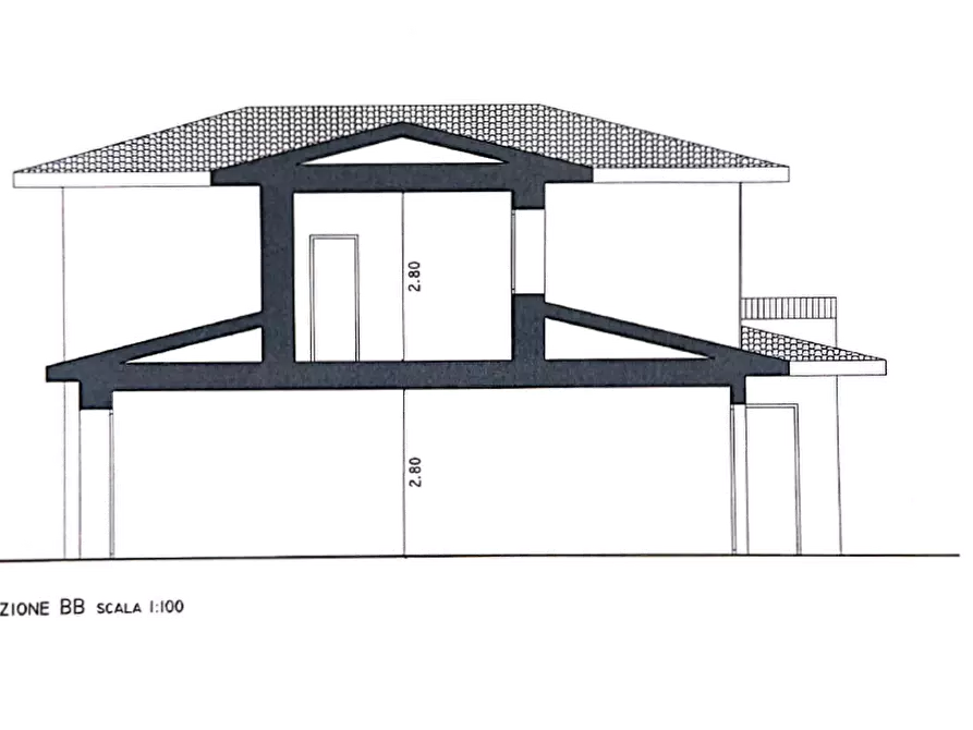 Immagine 21 di Casa bifamiliare in vendita  a Reggio Nell'emilia