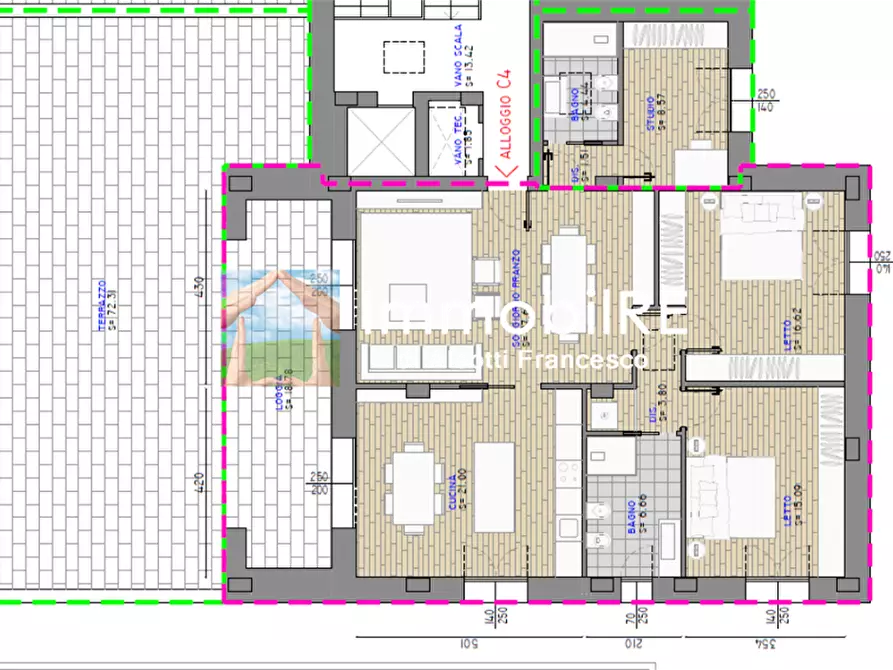 Immagine 25 di Attico in vendita  a Reggio Nell'emilia