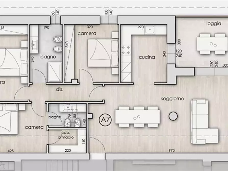 Immagine 6 di Appartamento in vendita  a Albinea