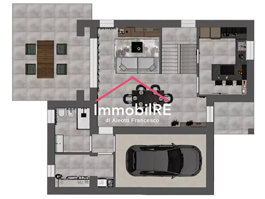 Immagine 4 di Casa bifamiliare in vendita  a Quattro Castella