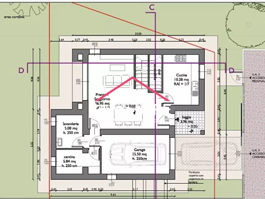 Immagine 13 di Casa bifamiliare in vendita  a Quattro Castella