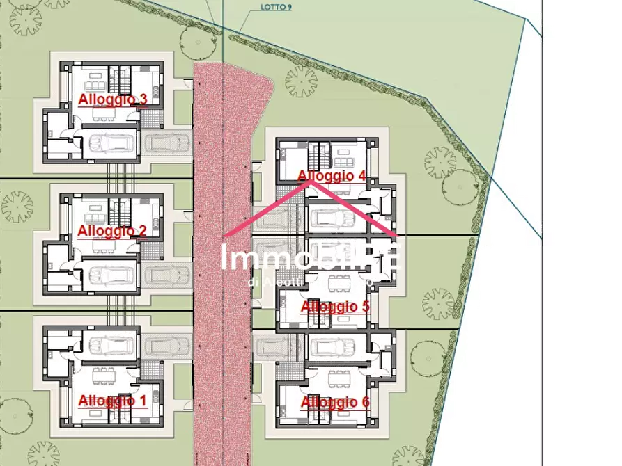 Immagine 39 di Casa bifamiliare in vendita  a Quattro Castella