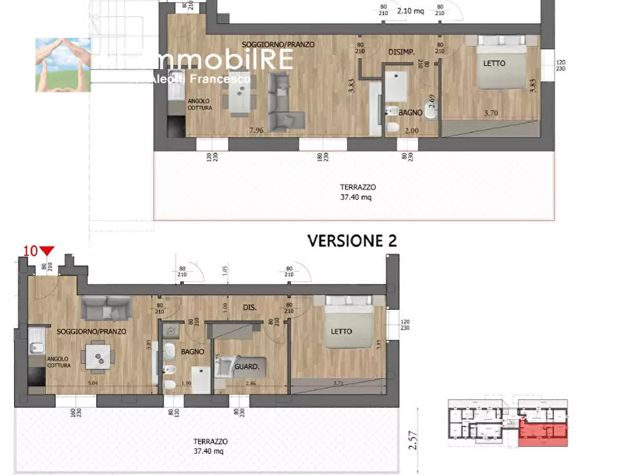 Immagine 12 di Appartamento in vendita  a Reggio Nell'emilia