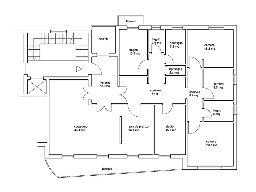 Immagine 28 di Appartamento in affitto  in VIA ROSA DEL TIRRENO a Livorno