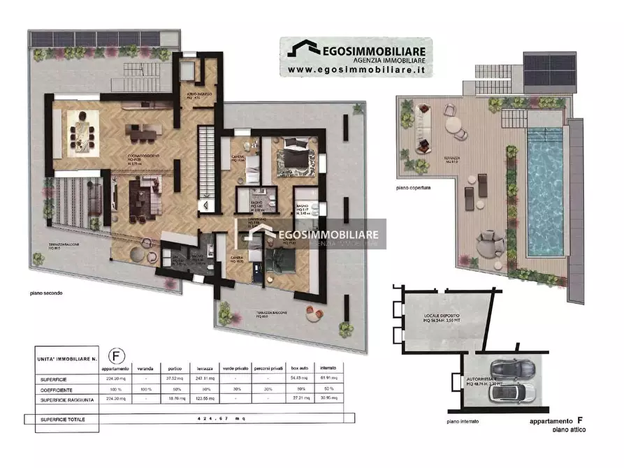 Immagine 1 di Attico in vendita  in Via Marzabotto 26 a Desenzano Del Garda