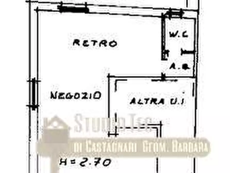 Immagine 1 di Negozio in affitto  in via Ravegnana  137 a Ravenna