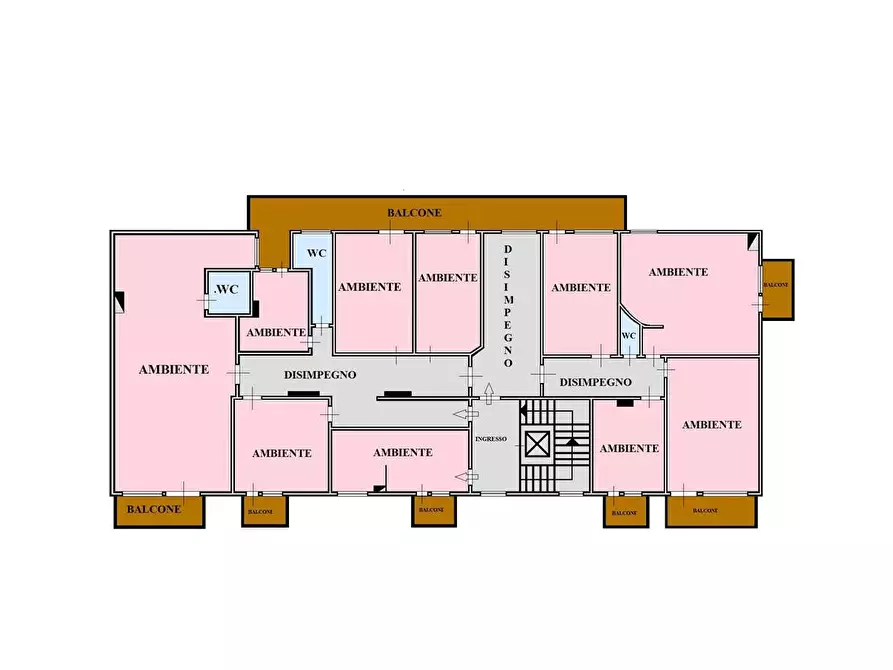 Immagine 11 di Ufficio in affitto  in Via Pietro Nenni - Via Ugo La Malfa 24 a Palermo