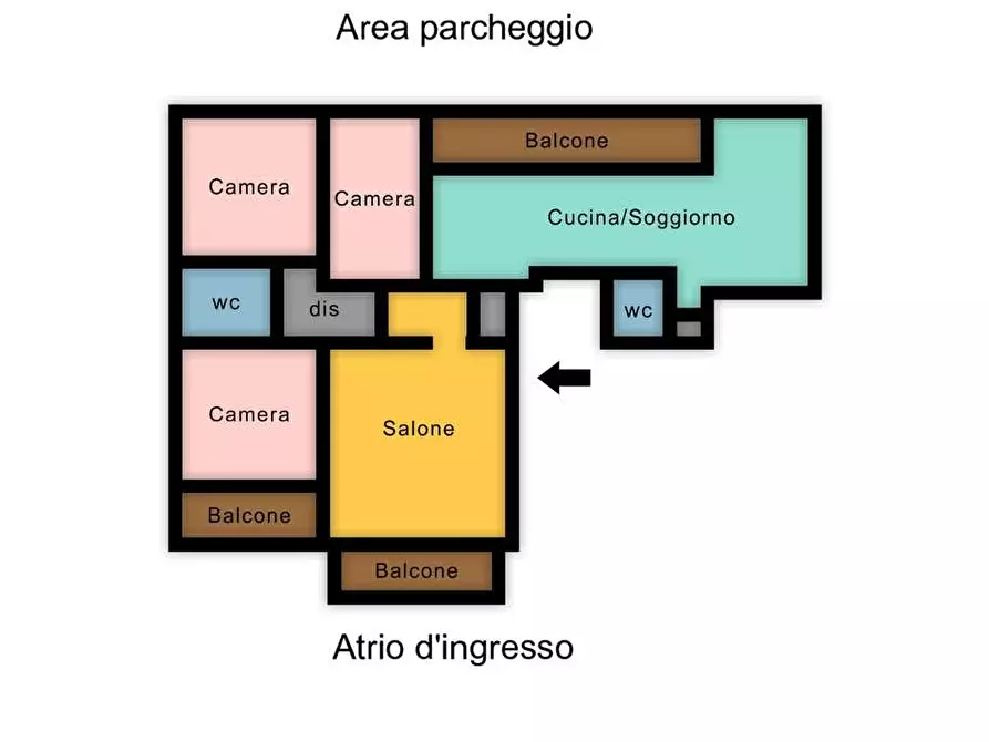 Immagine 41 di Appartamento in vendita  in Via Pezzingoli 4 a Monreale