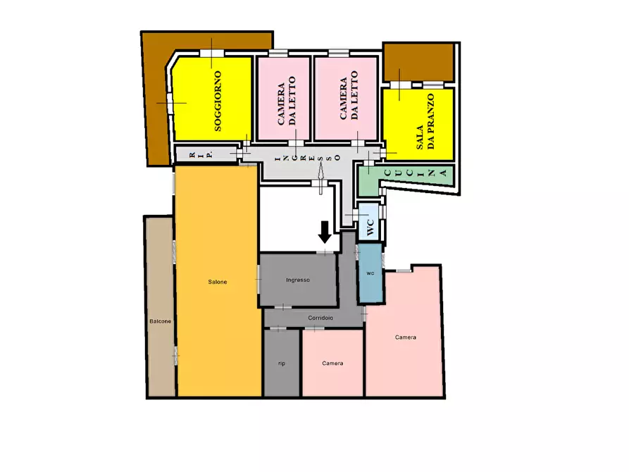 Immagine 44 di Appartamento in vendita  in via antonio veneziano 73 a Monreale