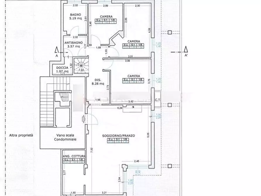 Immagine 4 di Appartamento in vendita  in Via Carlo Poma 3 a Fano