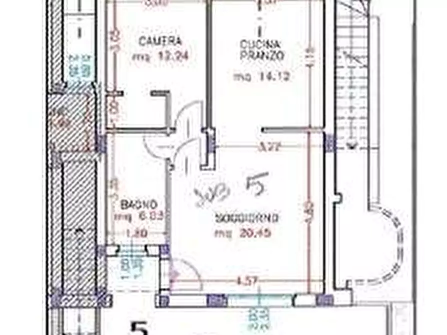 Immagine 13 di Appartamento in vendita  in Via Colle Sant’Anna 1 a Mondolfo