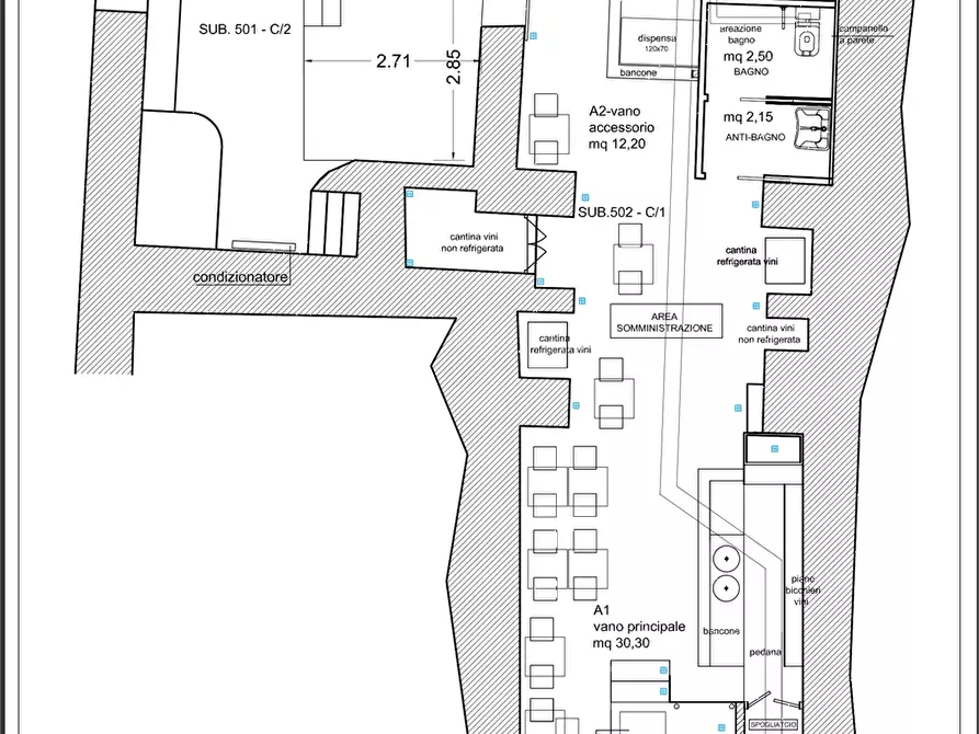 Immagine 16 di Negozio in vendita  in Vicolo Dell'Arco  5 a Civitavecchia