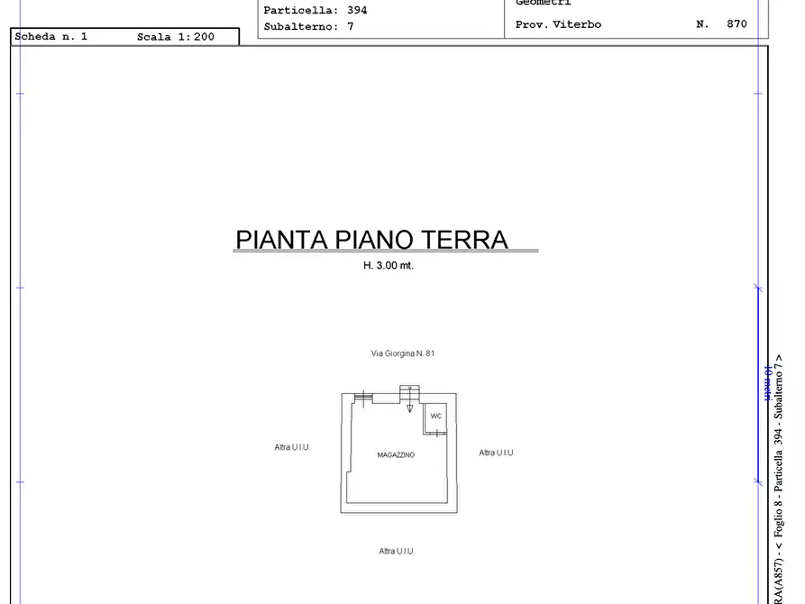 Immagine 20 di Magazzino in vendita  in Via Giorgina 81 a Blera