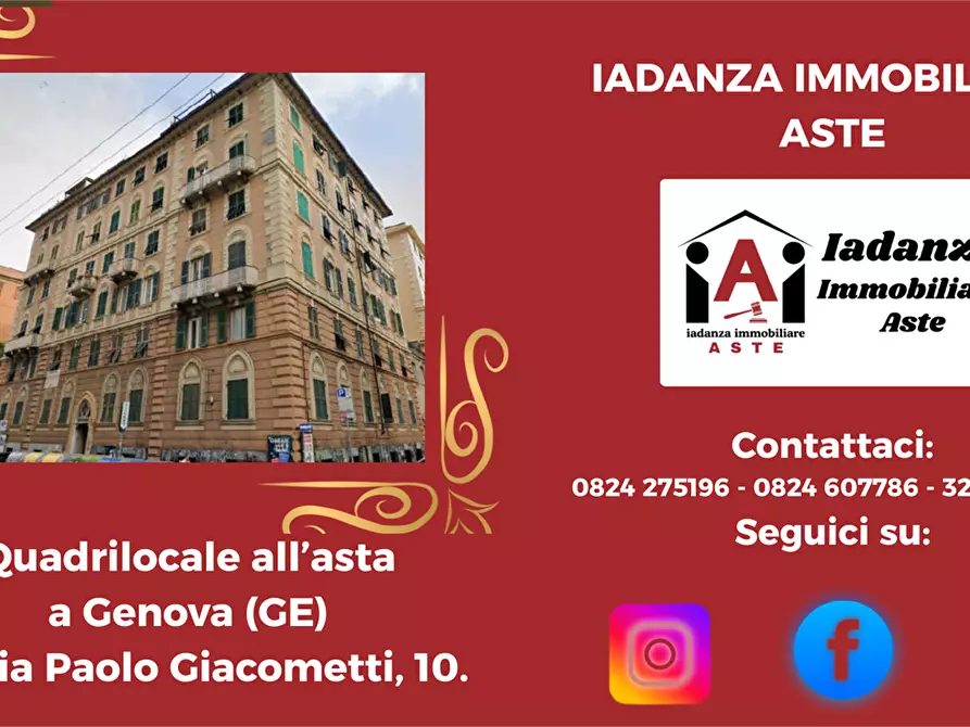 Immagine 1 di Appartamento in vendita  in Via Paolo Giacometti  10 a Genova