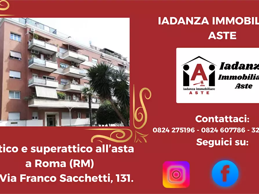 Immagine 1 di Attico in vendita  in Via Franco Sacchetti 131 a Roma