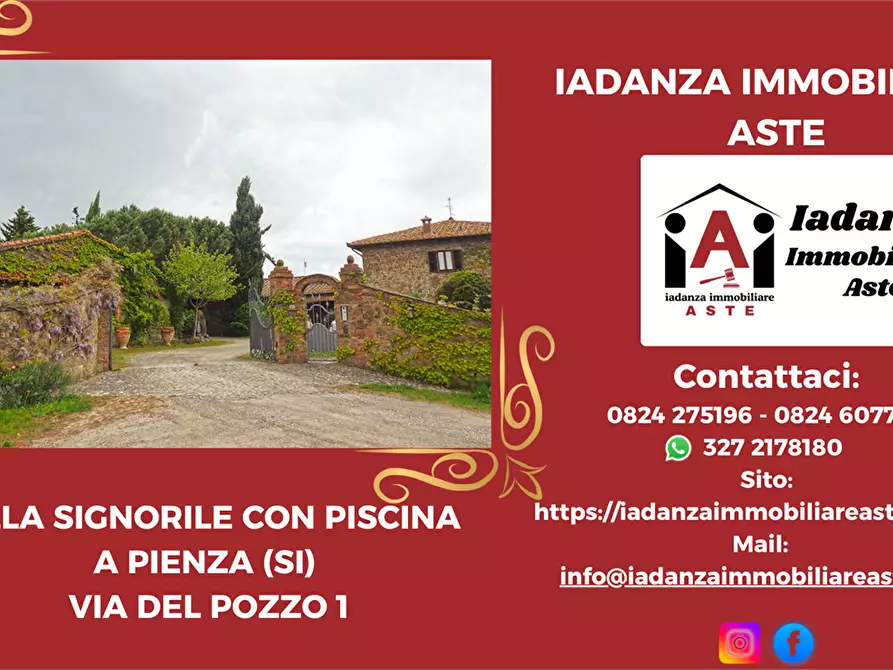 Immagine 1 di Villa in vendita  in Via del Pozzo 1 a Pienza