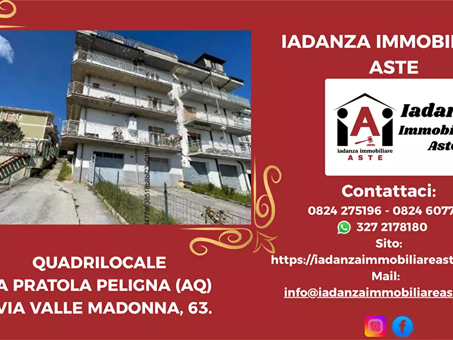 Immagine 1 di Quadrilocale in vendita  in  Valle Madonna  63 a Pratola Peligna