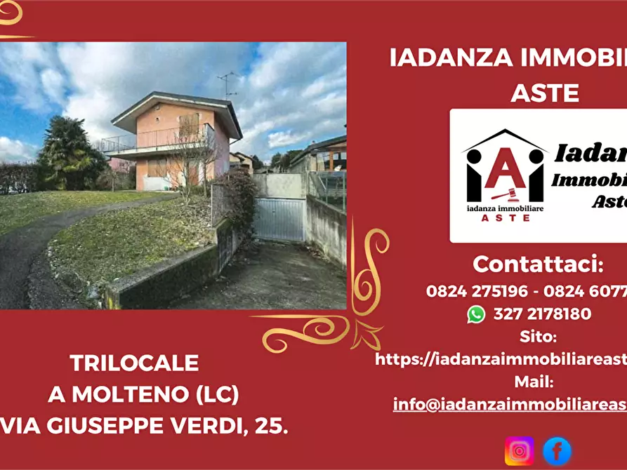 Immagine 1 di Trilocale in vendita  in Giuseppe Verdi 25 a Molteno