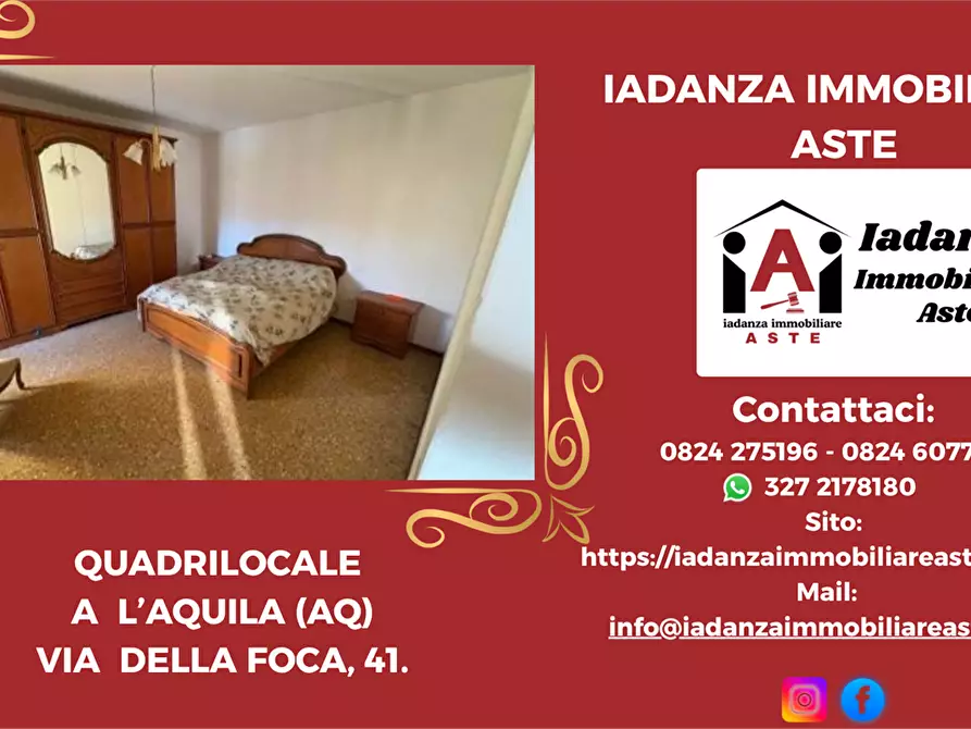 Immagine 1 di Quadrilocale in vendita  in Via della Foca  a L'aquila