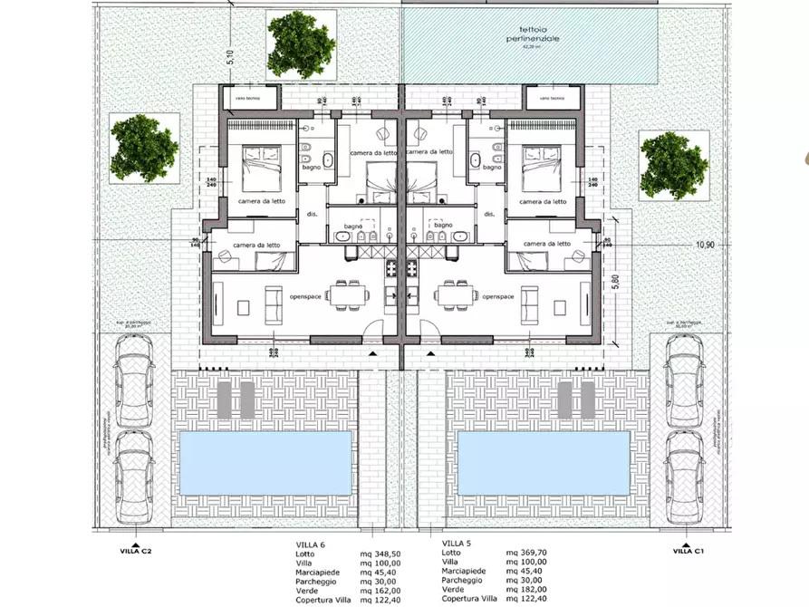 Immagine 16 di Villa in vendita  in Via Sant'Annibale Maria di Francia a Trani