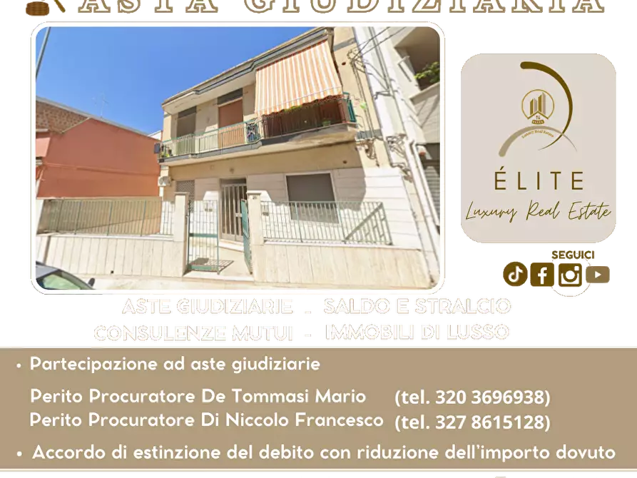 Immagine 1 di Appartamento in vendita  in Via C. Golgi 29 a Andria