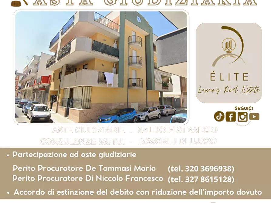 Immagine 1 di Appartamento in vendita  in Via G. Sapeto,  76123 Andria BT, Italia 38 a Andria