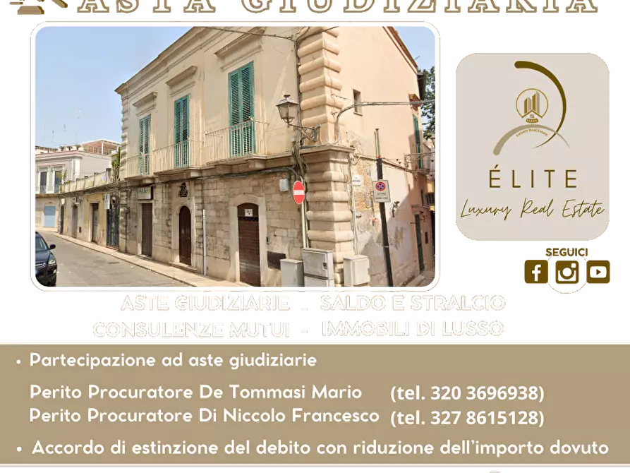 Immagine 1 di Appartamento in vendita  in Via Gabriele Manthonè 9 a Andria