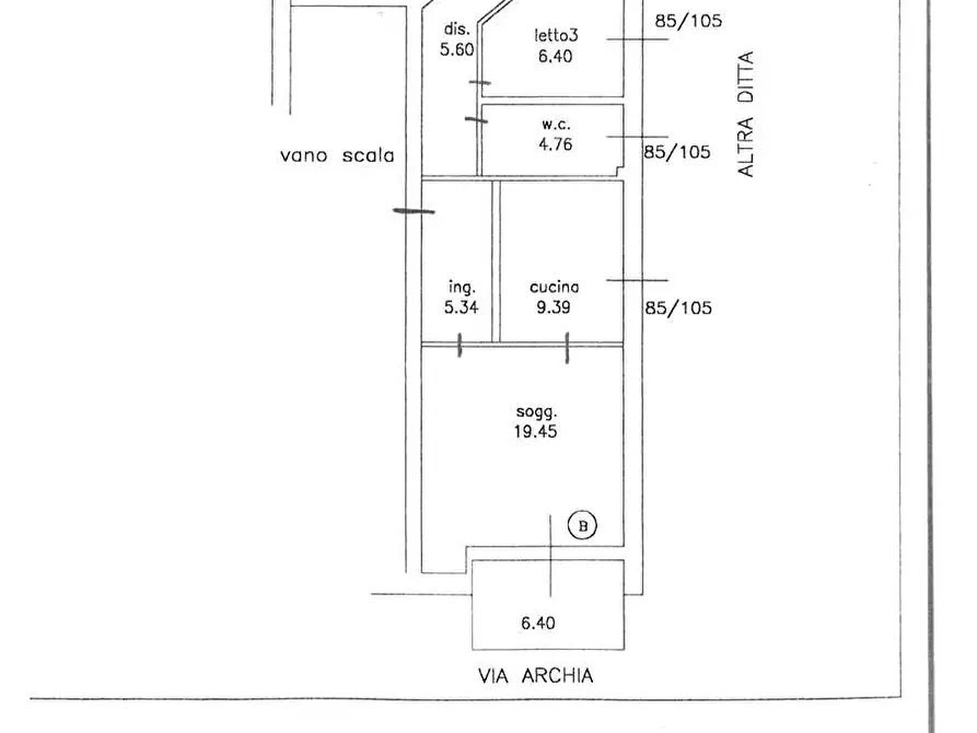 Immagine 11 di Appartamento in vendita  in Via Monsignora Carabelli a Siracusa
